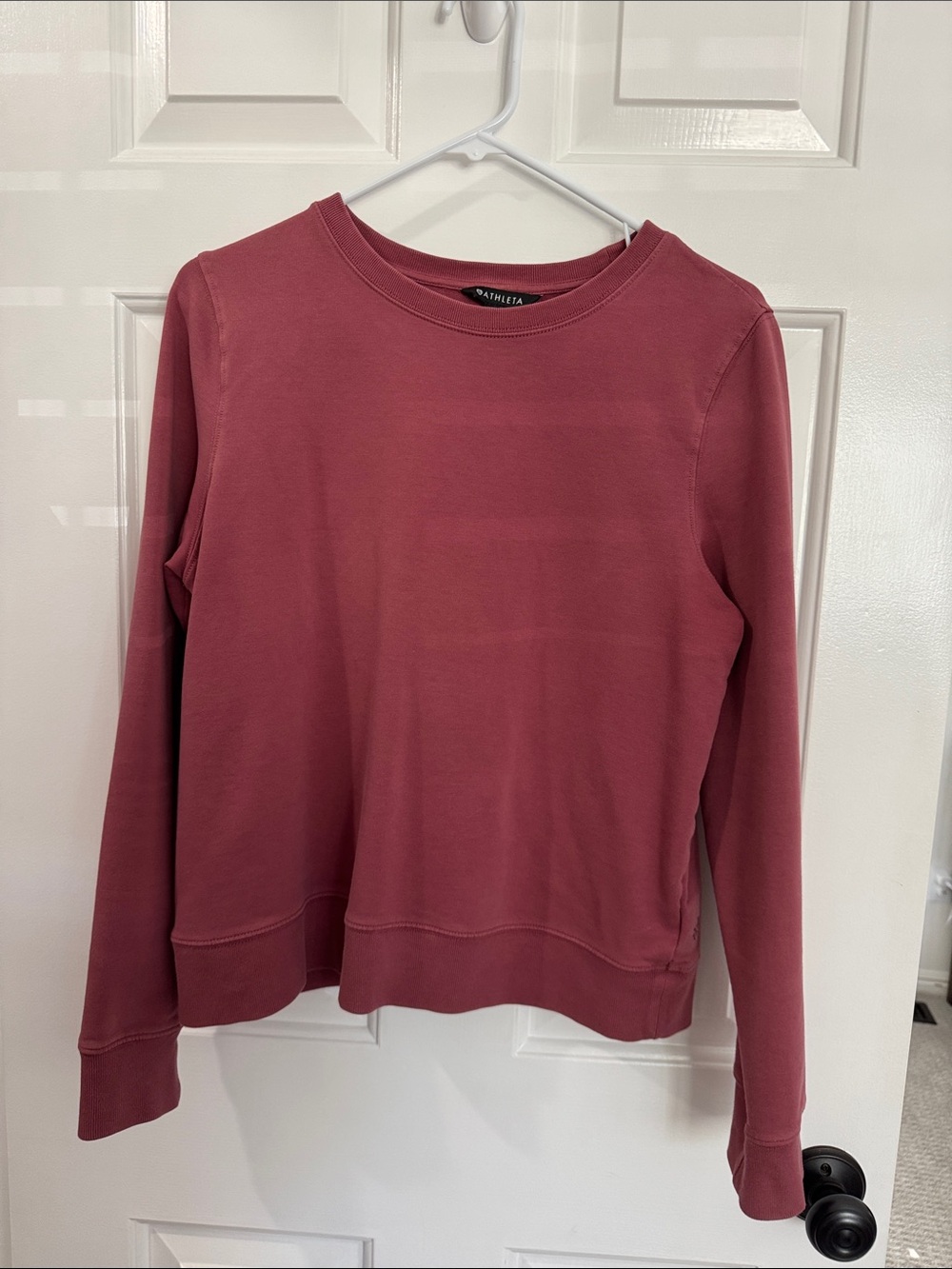 Athleta Red Crewneck Sweatshirt